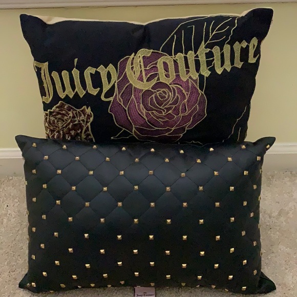 Juicy Couture Other - Juicy Couture Embroidered Pillow